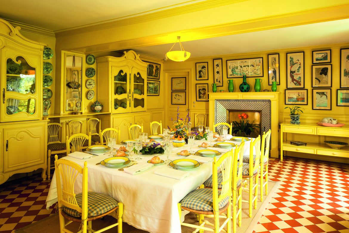 giverny monet dining room