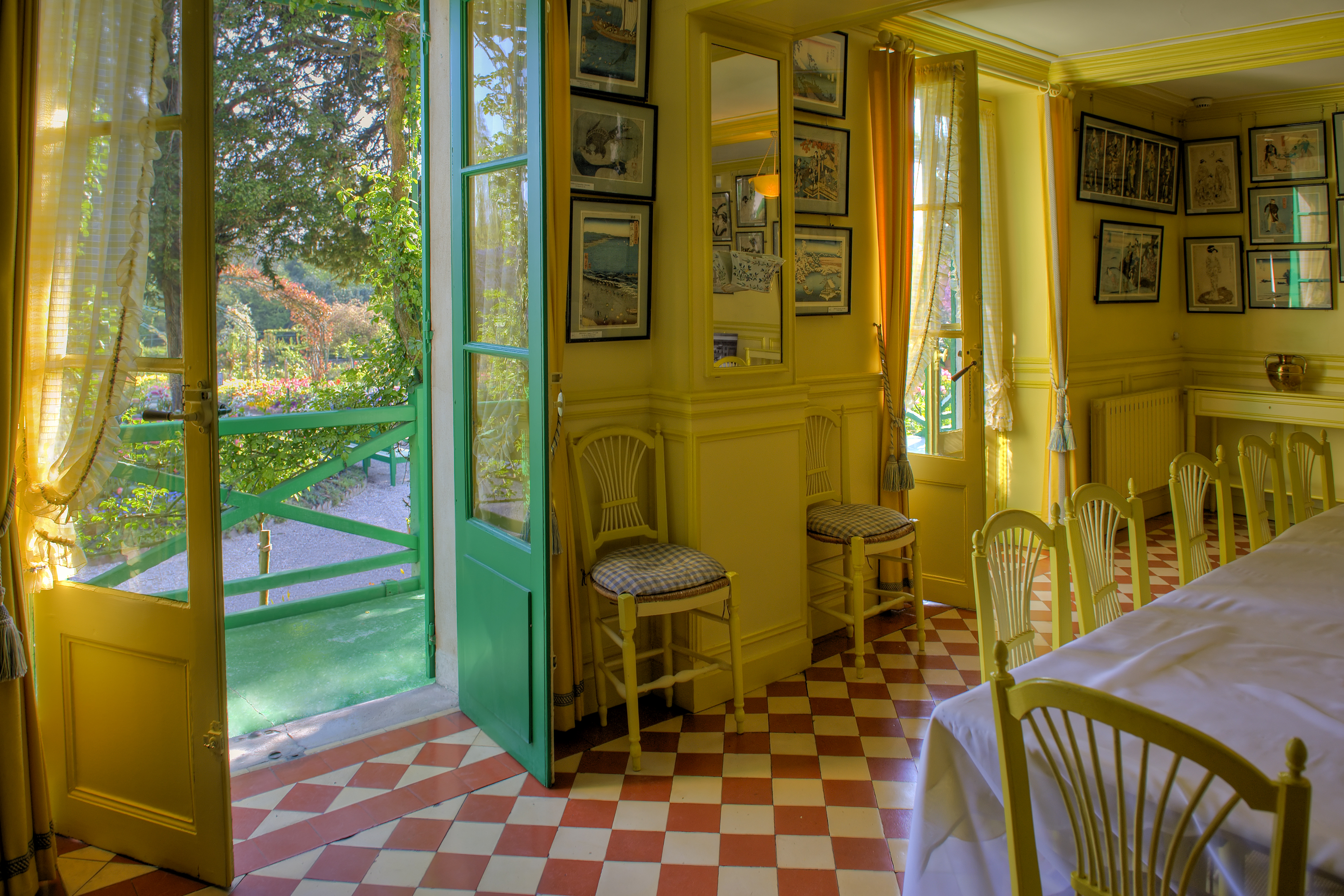 Monet's Dining Room At Giverny France