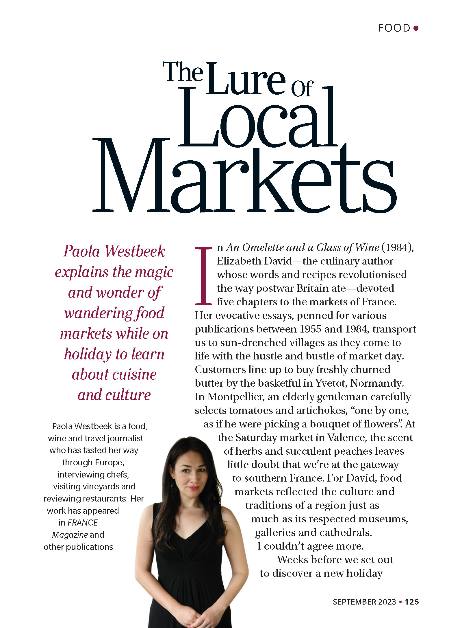 The lure of local markets, in Reader's Digest